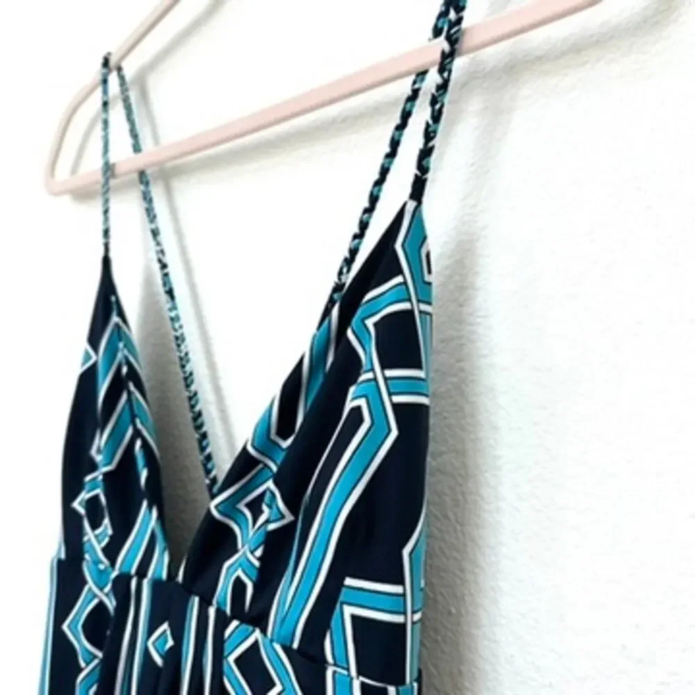 Julie Brown Olivia Maxi Multi Color Geometric New With Tags Size Medium NWT - Picture 2 of 10